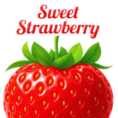 常规内容-果蔬系列插画风草莓元素