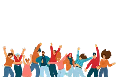 常规内容-人物系列插画风卡通人物元素组合