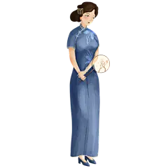 民国风复古女郎系列-旗袍女人