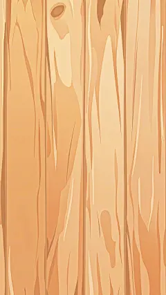  纹理系列插画风手绘木色地板背景