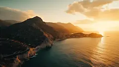 山川河流山峰景观风景壁纸