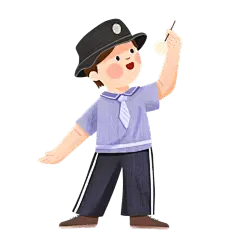 手绘-田野元素-绘画