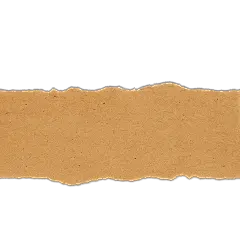 常规内容-边框系列写实感不规则边缘牛皮纸条元素