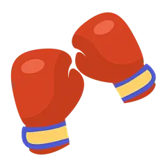 卡通风运动健身贴纸