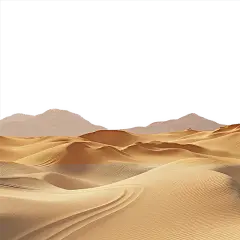 风光实景沙漠沙丘元素素材