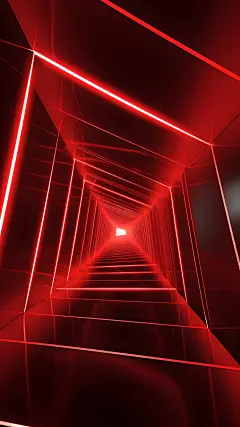 通用简约立体现代感时尚感红色空间背景