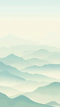 中国风通用抽象渐变山背景图片素材