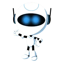 手绘-互联网元素人工智能机器人1