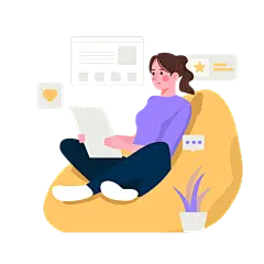 手绘-都市精英插画贴纸