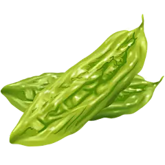 手绘-美食元素贴纸-苦瓜