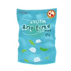 手绘-韩式零食清新风贴纸