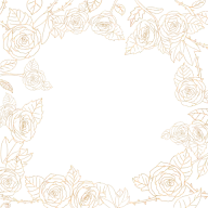 手绘线条花卉元素