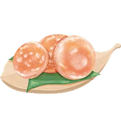 手绘糕点甜品零食元素