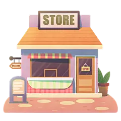 房屋场景插画
