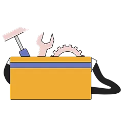 扁平-家居生活贴纸-SVG-工具箱2