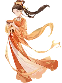 中秋节国风嫦娥AI套系人物贴纸