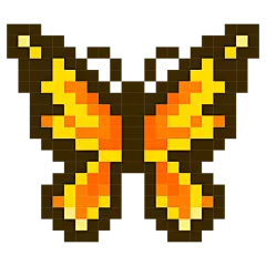 Butterfly Pixel Sticker