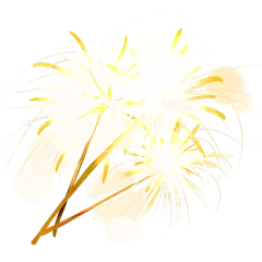 手绘春节元素插画-仙女棒