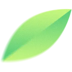 植物系列弥散渐变叶子元素