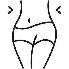 常规内容-图标系列黑色瘦身概念线稿元素