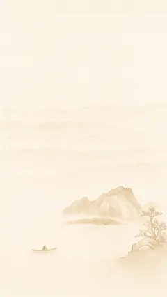 中国风系列古风山水插画图片