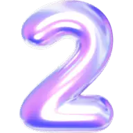 618年中大促通用3D立体C4D蓝紫渐变充气倒计时数字艺术字元素素材