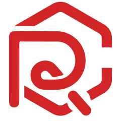 常规内容-图标系列扁平风红色抽象字母R图标元素