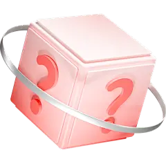 促销通用3D立体抽奖箱盲盒元素素材