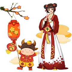 春节元素主题素材
