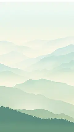 中国风通用抽象渐变山背景图片素材