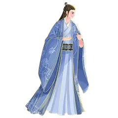 中国风-七夕元素金边贴纸-牛郎1