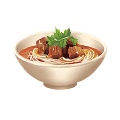 手绘美食贴纸-牛肉面