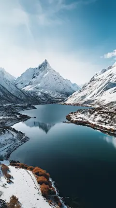 冰川雪山风景景观壁纸