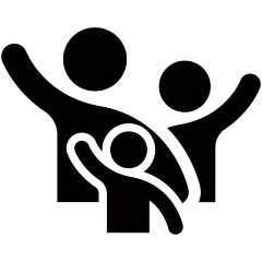 常规内容-图标系列黑色简约风家庭图标