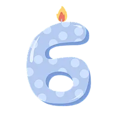 生日蜡烛数字贴纸2