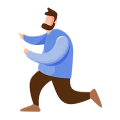 卡通感圣诞节平安夜男性元素贴纸