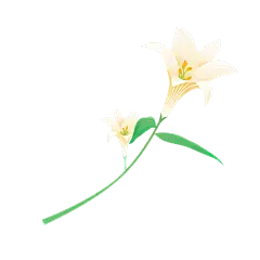 卡通感母亲节花元素贴纸