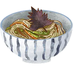 手绘-面类美食元素贴纸8