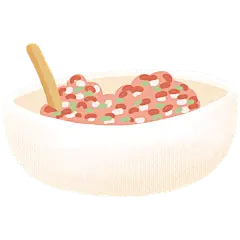 温馨家庭场景元素贴纸--肉燕