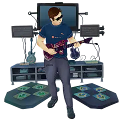 手绘-职业技能元素主题-音乐