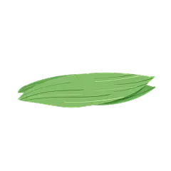叶子元素古风贴纸