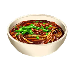 手绘美食贴纸-面条