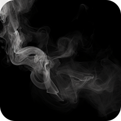 写实烟雾雾气白色有色气体元素贴纸