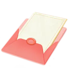 通用边框信封信纸组合贴纸元素素材