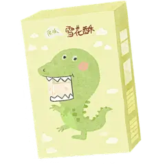 清新手绘卡通糖果零食贴纸