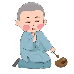 卡通-可爱小和尚元素1