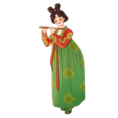 中国风-仕女形象人物插画5