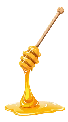美食系列卡通感蜂蜜棒蜂蜜插画元素