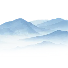 风光系列水墨风淡色山川元素