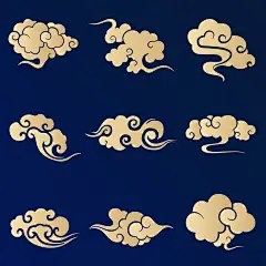 素材组合-祥云主题元素